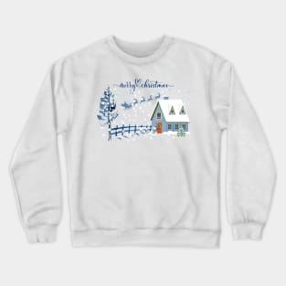 Winter Wonderland: Merry Christmas Crewneck Sweatshirt